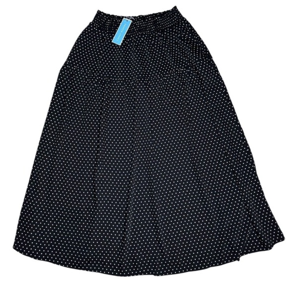Draper James Maxi Skirt NWT Women's Large Boho Festival Polka Dot